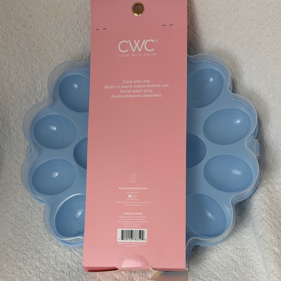 CWC Blue Deviled Egg Platter - Picture 2 of 2